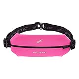 Fitletic Active Lifestyle Fanny Pack & Mini Sports Running Belt For Men & Women &ndash; Lightweight, Low Profile- Ultra-Soft Expandable Lycra Pouch - Fits All Phones &ndash; Inner Pocket