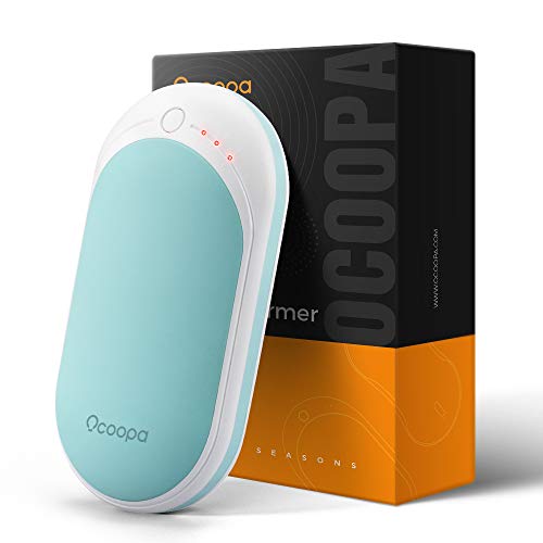 OCOOPA HotPal Rechargeable Hand Warmer, 5200mAh Electric Handwarmer,Portable Pocket Heater, Heat Therapy Great for Raynauds, Hunting, Golf, Camping, Women Mens Gifts