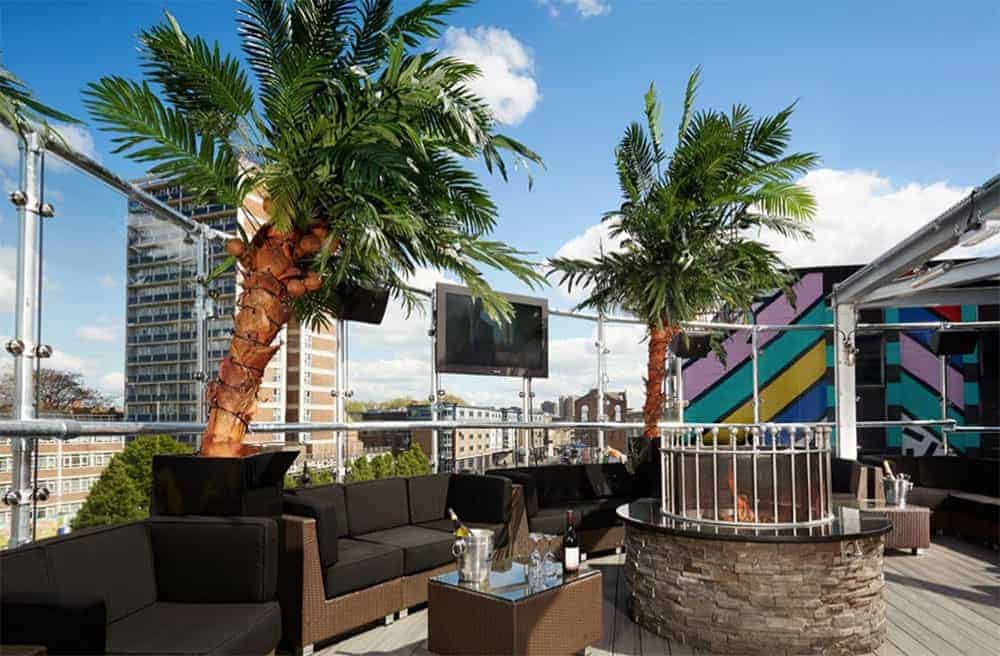 Golden Bee rooftop bar London