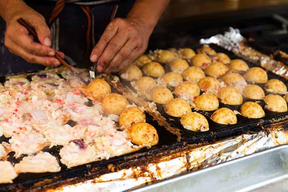 Takoyaki octopus balls